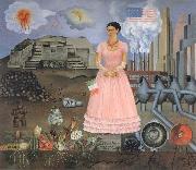 Frida Kahlo Self-Portrait on the Borderline Between Mexico and the United States china oil painting reproduction